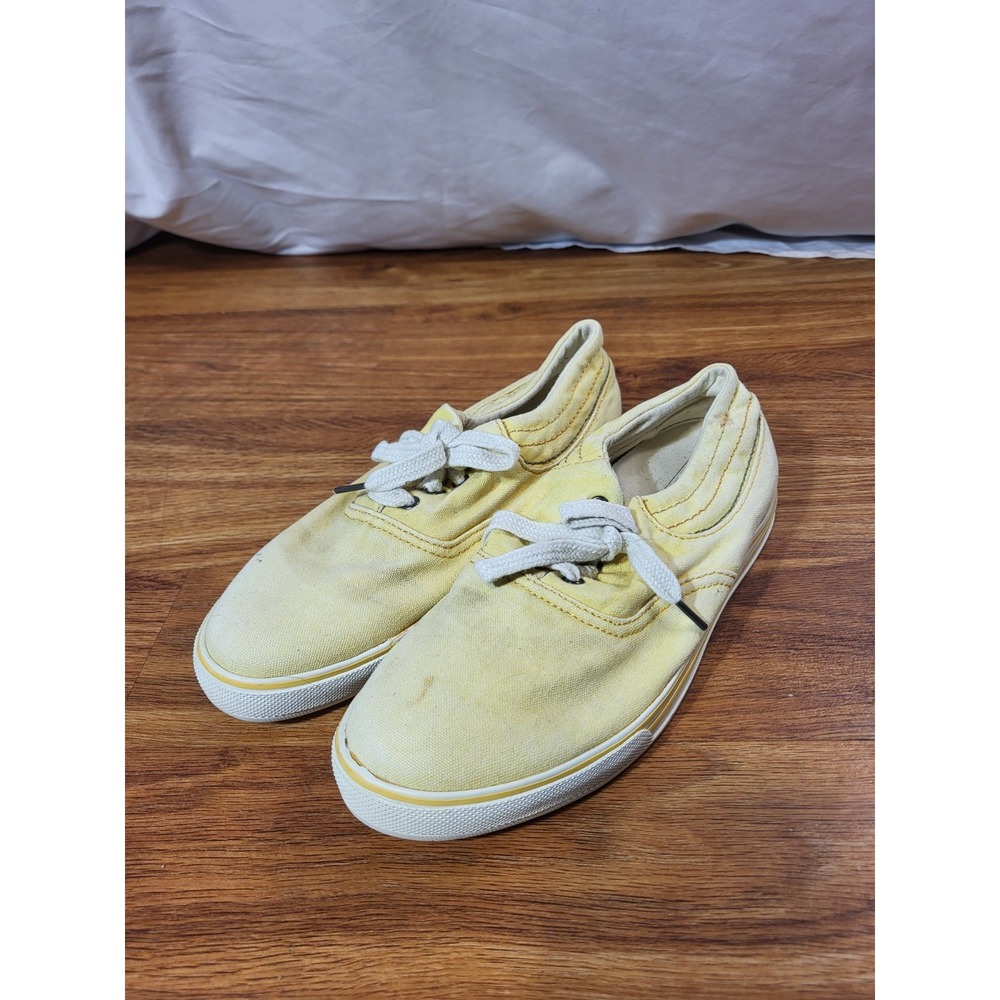 sunwashed canvas ll bean sneakers Yellow Size Womans 8